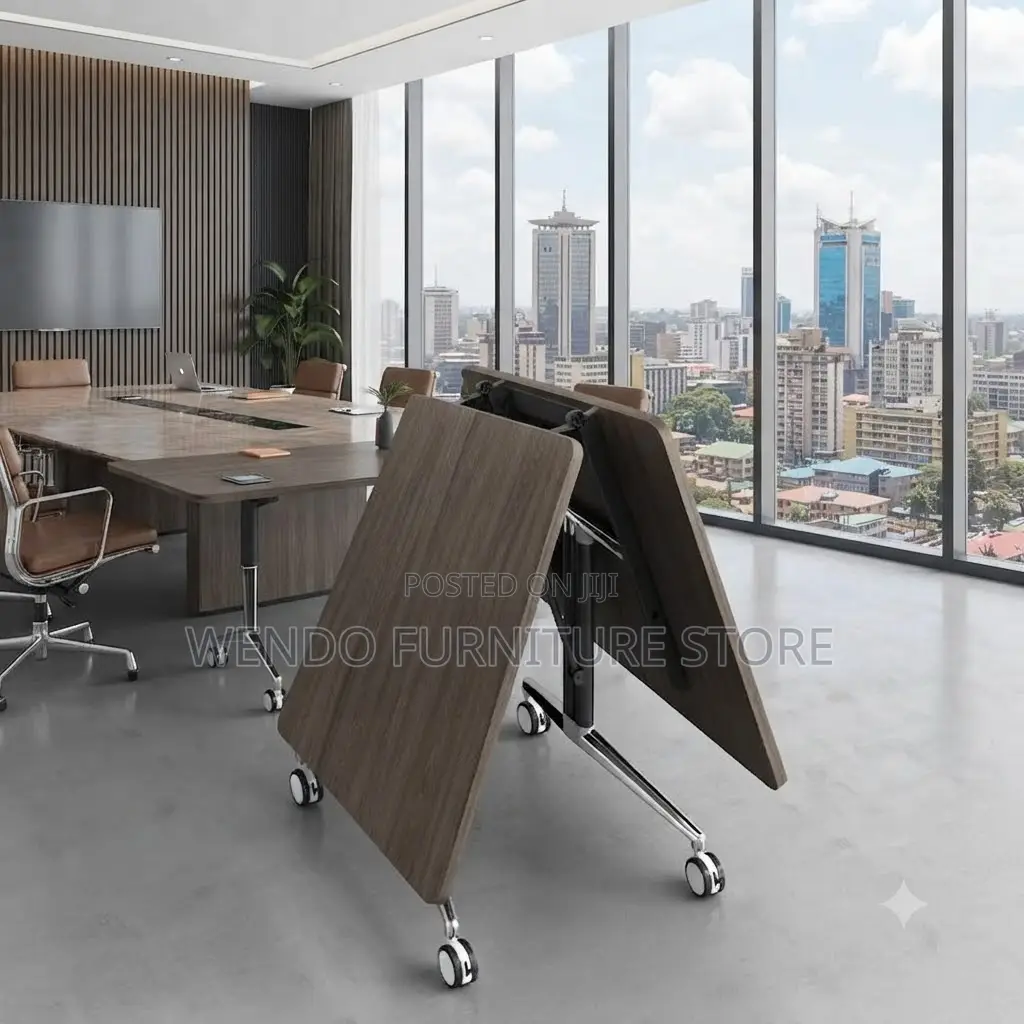 Office Table; 2.4 Meters Center Placement Boardroom Table