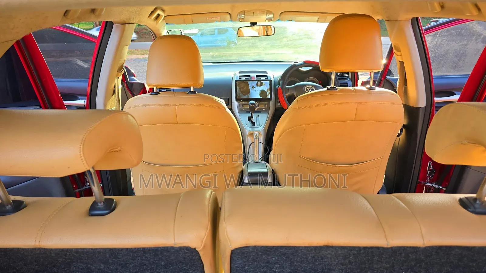 Toyota Auris 2007 Red