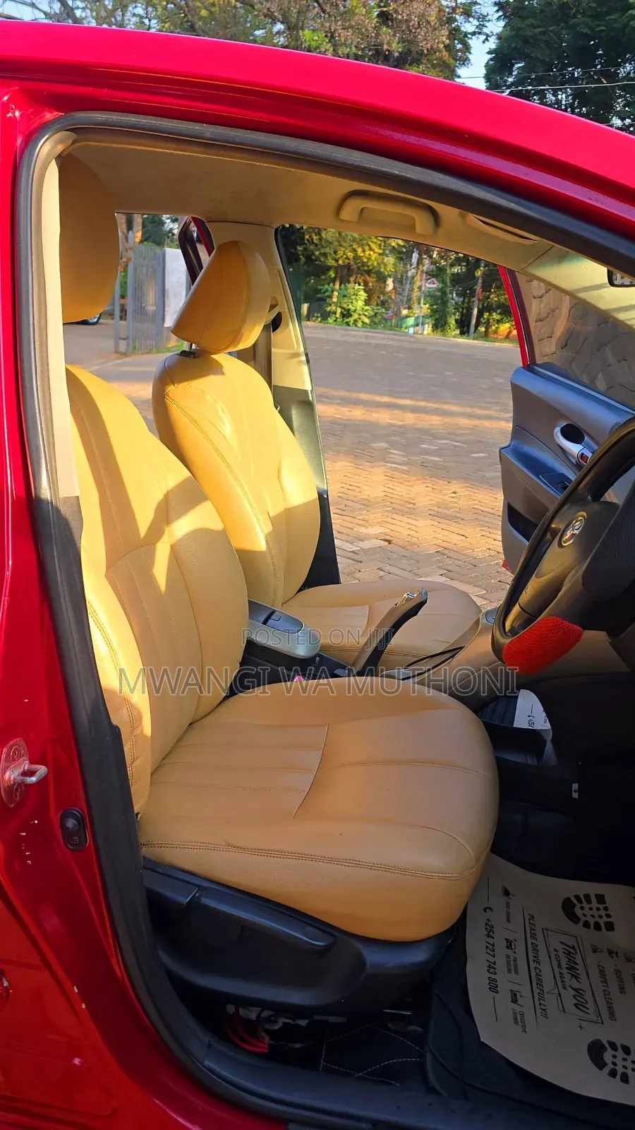 Toyota Auris 2007 Red