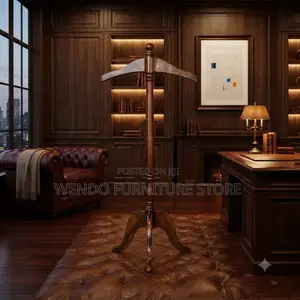 Dressers; Executive Long Clothes Home Office Mahogany Hanger