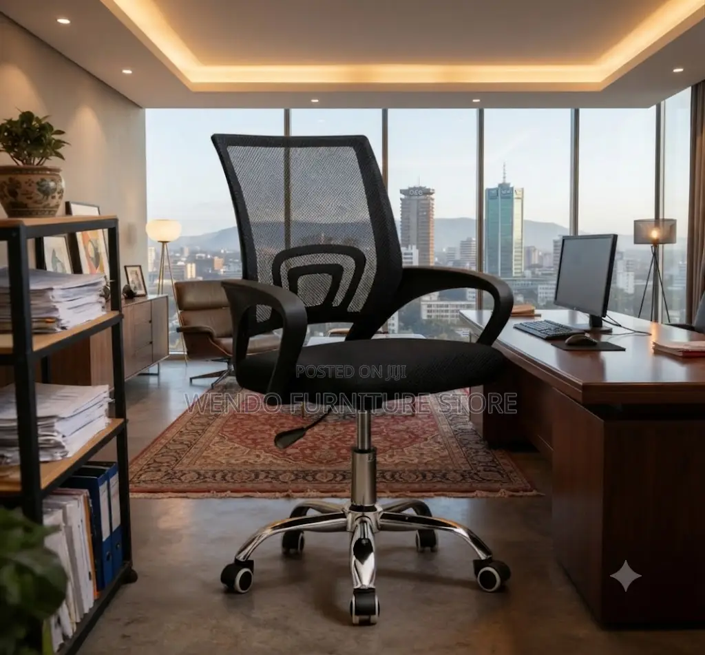 Office Chairs; Mesh Offices Clerical Chair With Mid Backrest