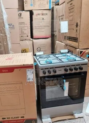 3+1 60 by 60 Gas Cooker Von With Gas Sensor