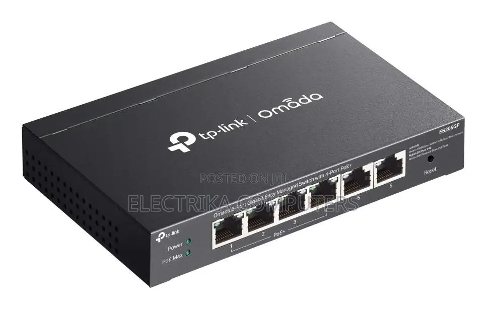 TP-Link ES206GP Omada 6-Port Gigabit Easy Managed Switch