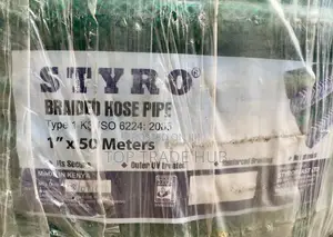 Styro Green Braided Hosepipe 1 Inch by 30 Meters