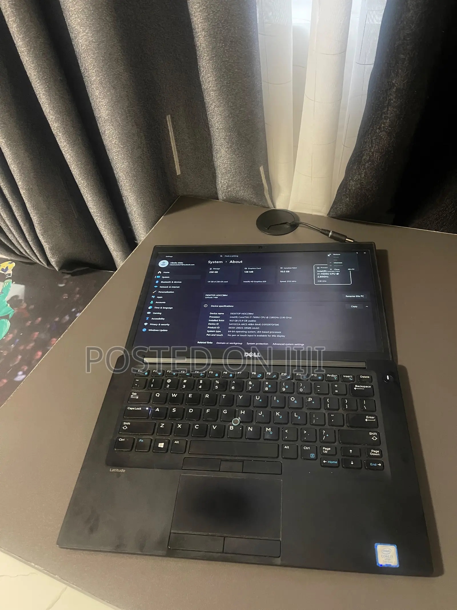 Laptop Dell Latitude 7480 16GB Intel Core i7 SSD 256GB