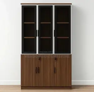 Office Cabinet; Three Doors Storage and Organizing Office Cabinet