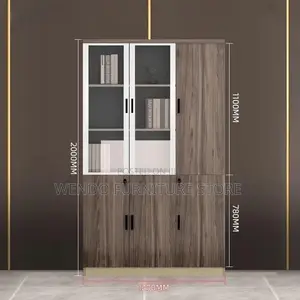 Office Cabinet; Three Doors Storage and Organizing Office Cabinet