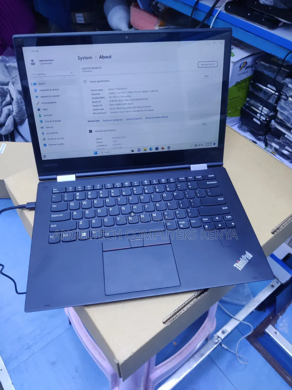 Laptop Lenovo ThinkPad X1 Yoga 16GB Intel Core i7 SSD 256GB