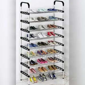 Metallic 7;tier Shoe Organiser