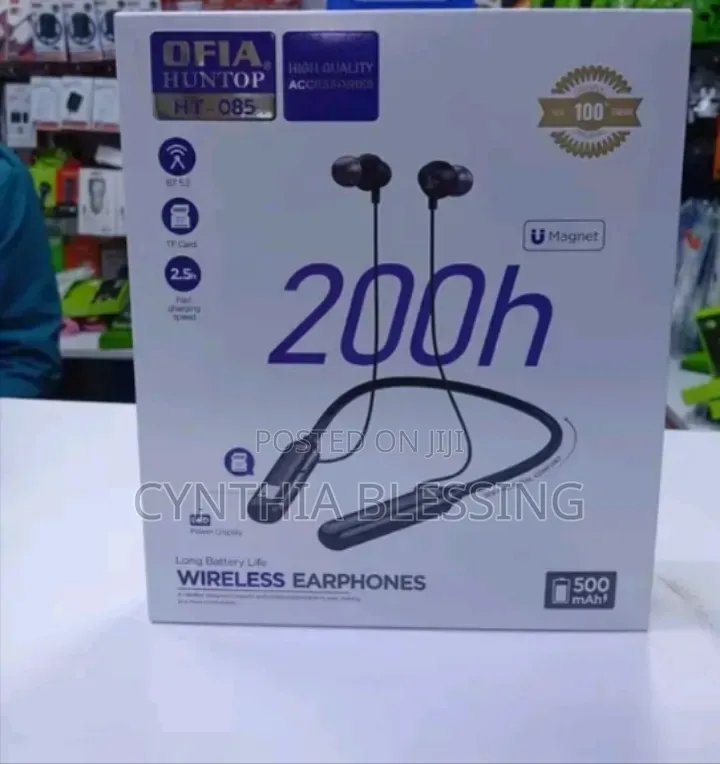 Ofia Wireless Headphones Neckband