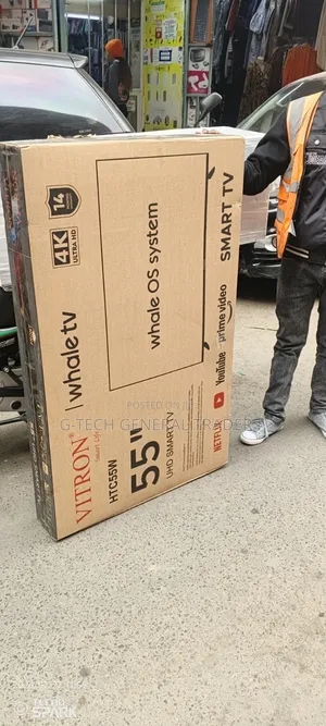 Vitron 55inch Whale Os Smart Android, YouTube, Netflix LED TV