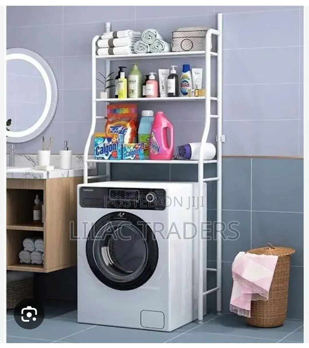 New Washing Machine Rack 3-Tier Color; White*Size;* 72x25x155cm