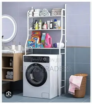 New Washing Machine Rack 3-Tier Color; White*Size;* 72x25x155cm