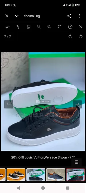 Lacoste Smart-Casual Men Shoes (Sizes 40-45)