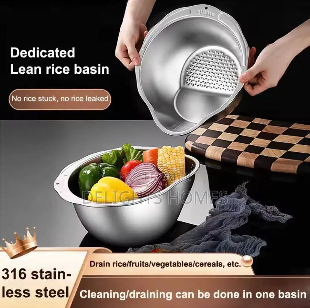 Rice Strainer Stainless-Jm