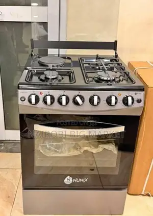 With Warranty Nunix 3+1 Gas Cooker