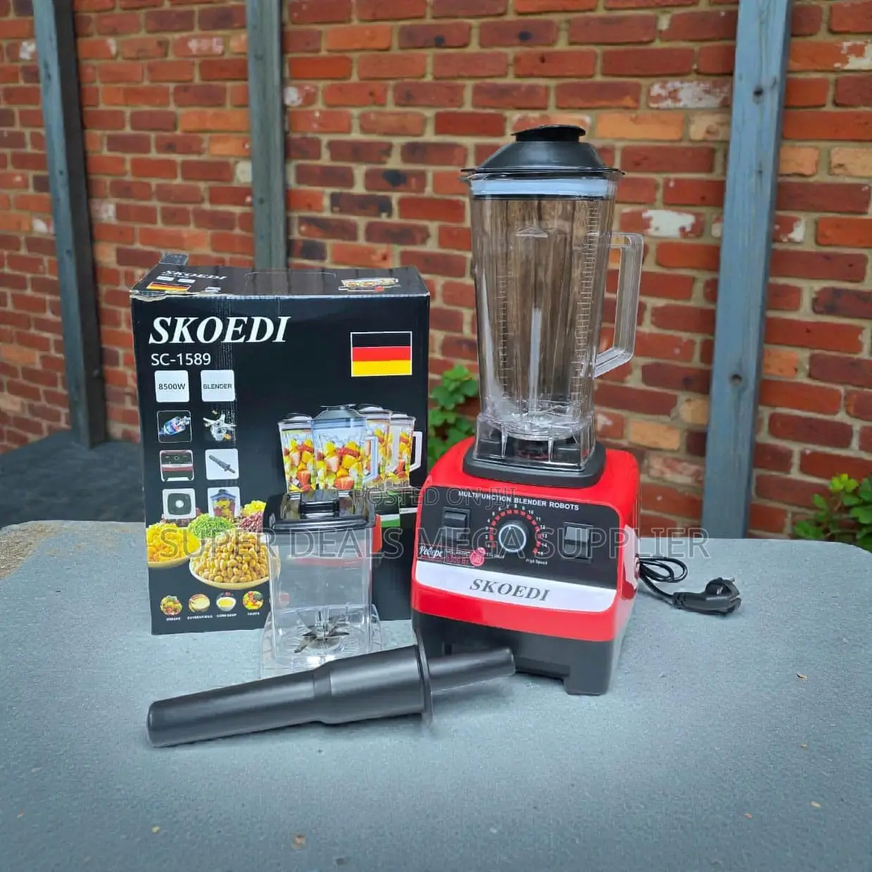 Quality-Assured Silver Crest 2-in-1 Double Cup Blender and Grinder