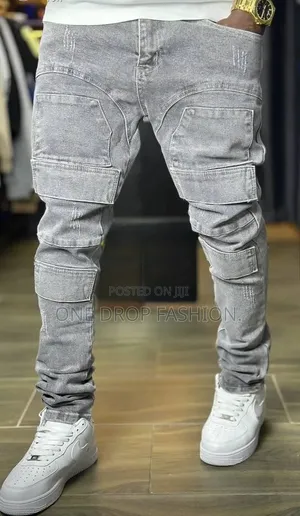 Gray MenDesigner Jeans
