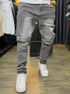 Gray MenDesigner Jeans