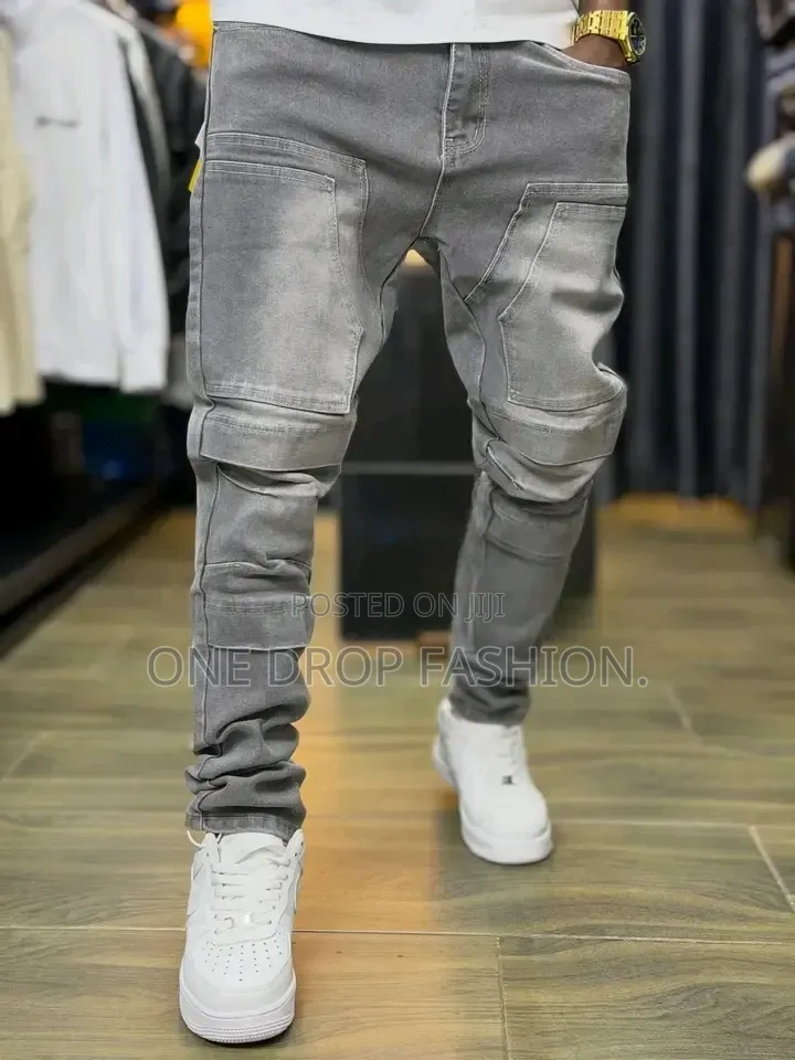 Gray MenDesigner Jeans