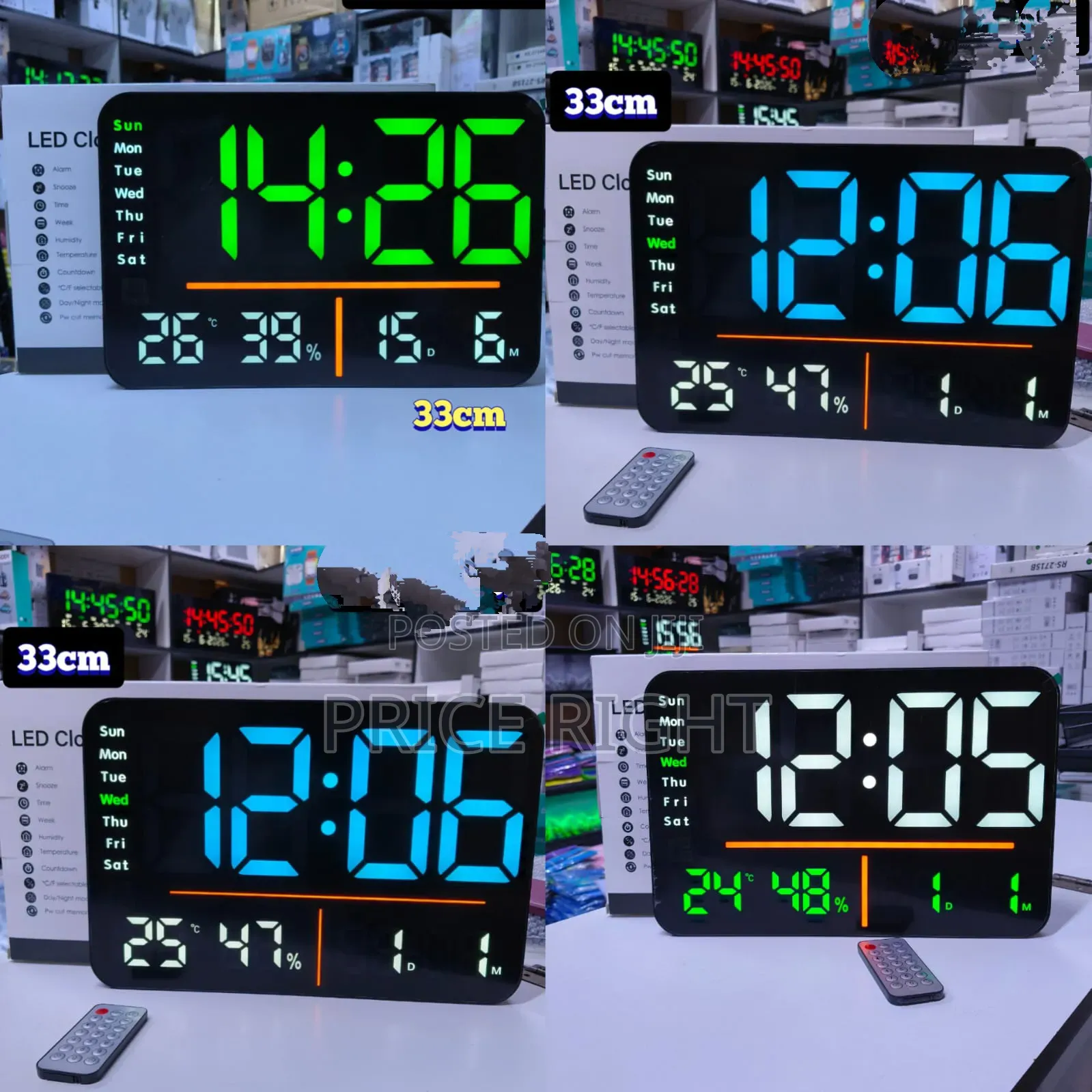 Give Your Space a New Vibrant Look With Our Modern Digital Wall Clocks