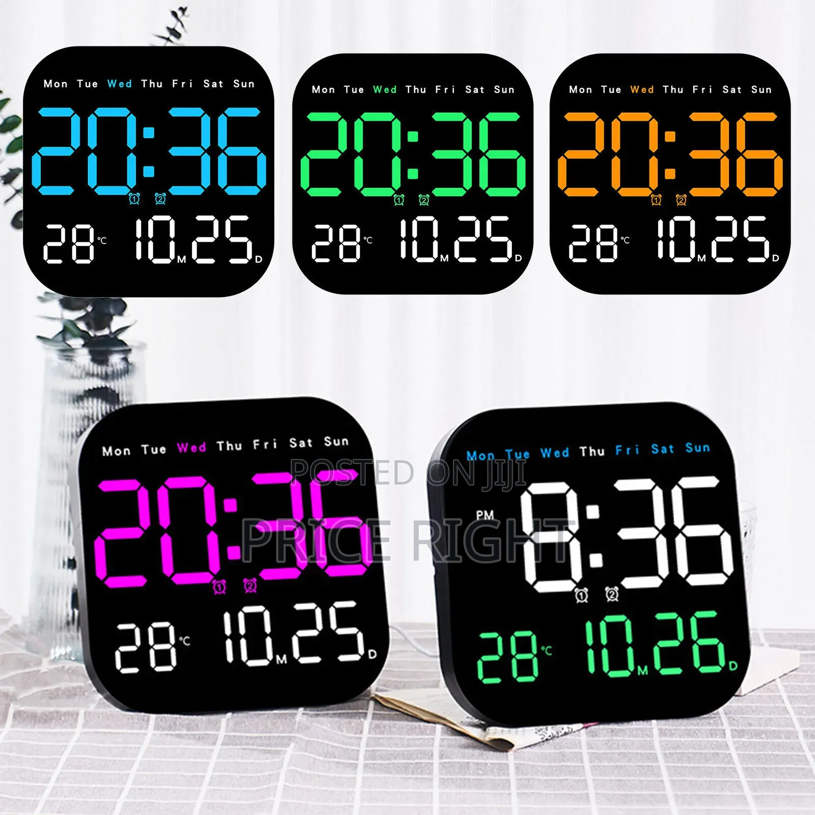 Give Your Space a New Vibrant Look With Our Modern Digital Wall Clocks