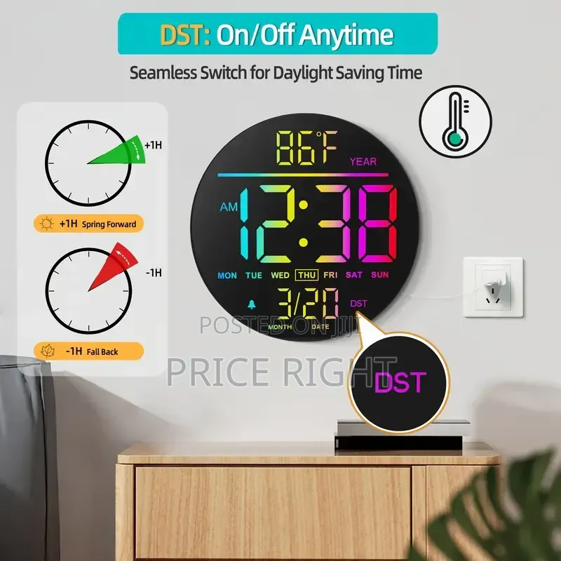 Give Your Space a New Vibrant Look With Our Modern Digital Wall Clocks