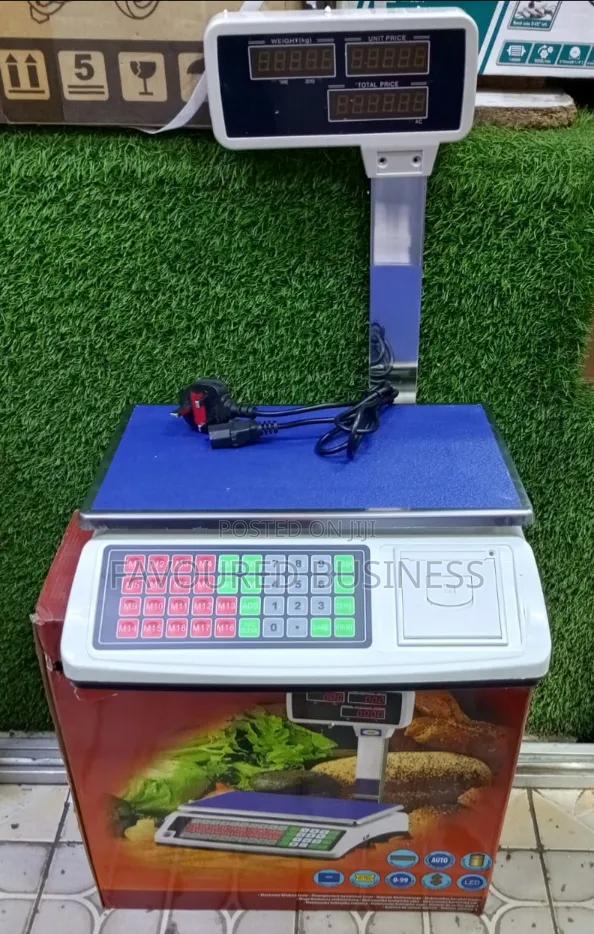 Commercial 50kg Electric Weighing Scale / Accurate Scale Plus Receipt - main view