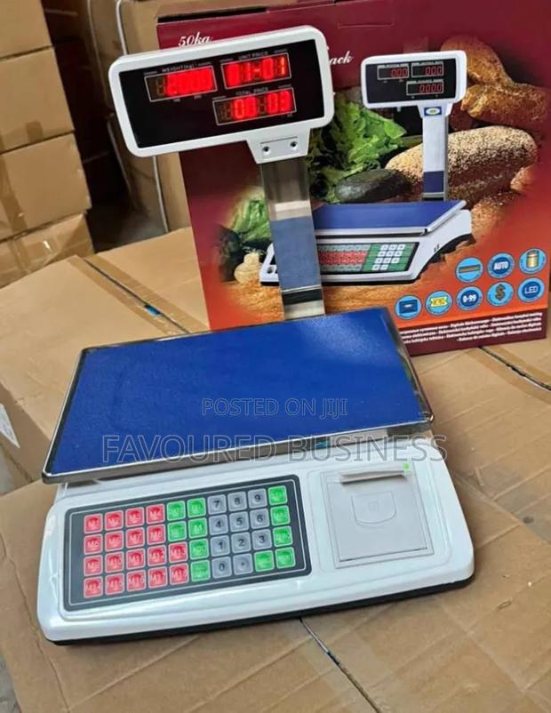 Most Used Digital Weighing Scale 50kg Plus Receipt - main view