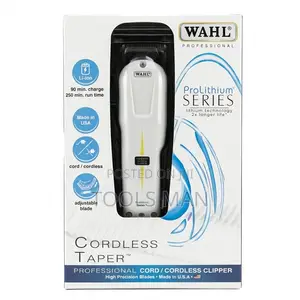 Wahl Cordless Super Taper Hair Clipper ProLithium Rechargeable Shaving