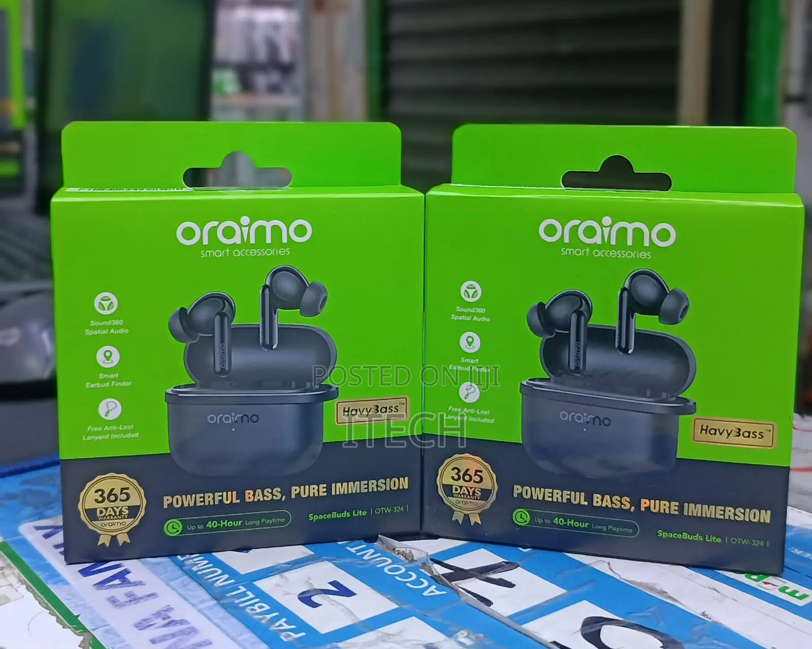 Oraimo SpaceBuds Lite Wireless Earbuds (OTW-324) – New