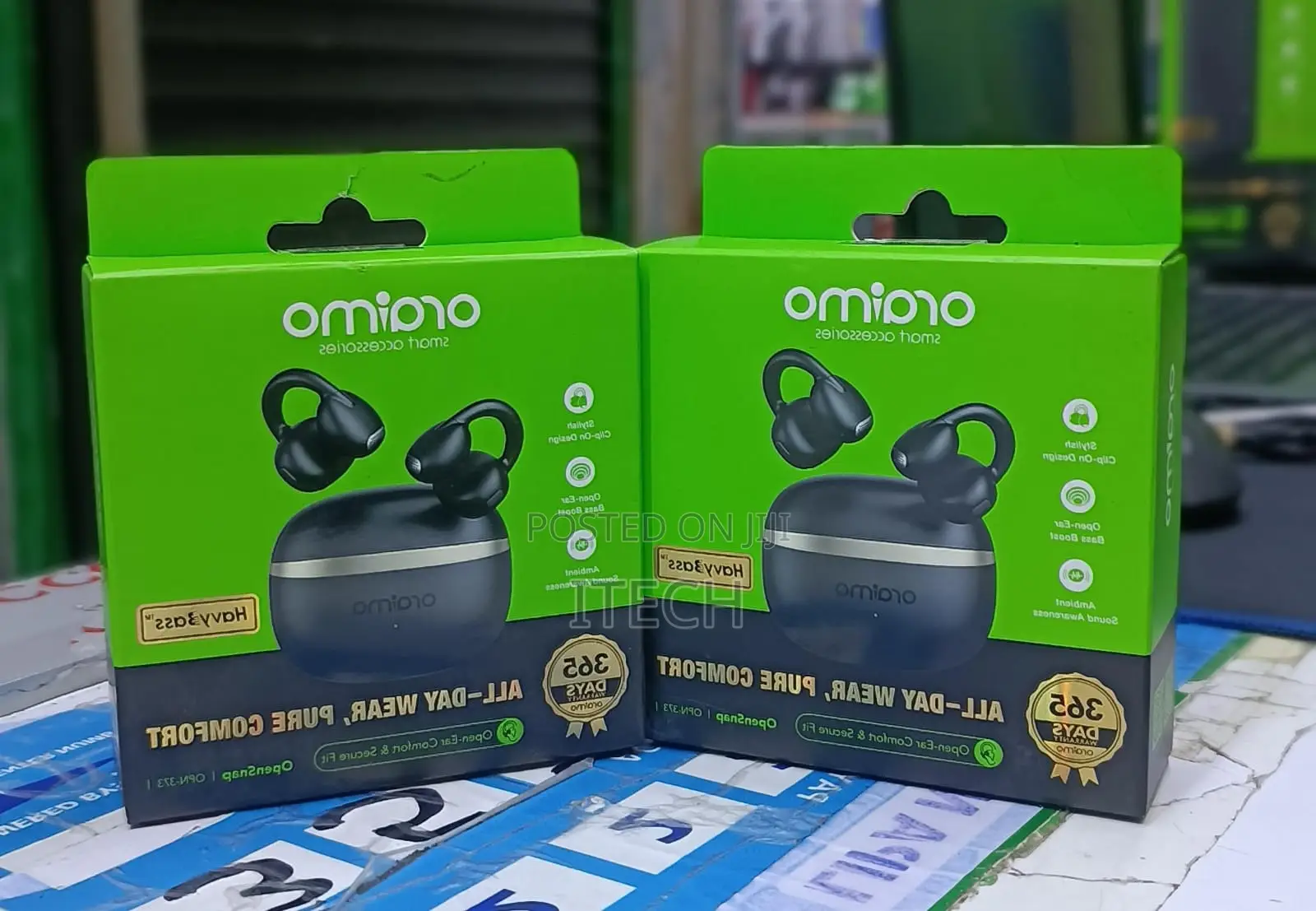Oraimo OpenPods Wireless Earbuds – Open-Ear Comfort (New)