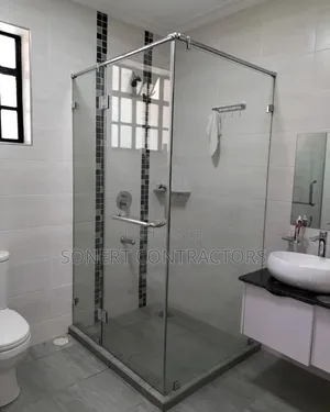 Top Plug Shower Cubicle No Frames Glass