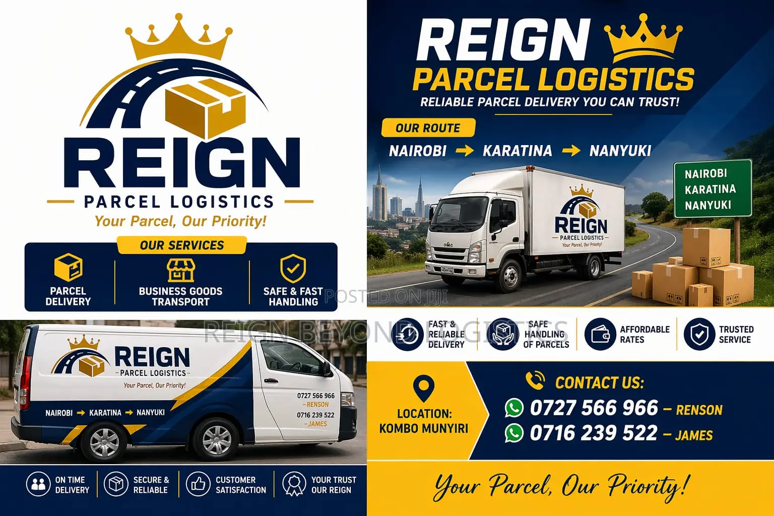 Nairobi - Karatina - Nanyuki Parcel Services