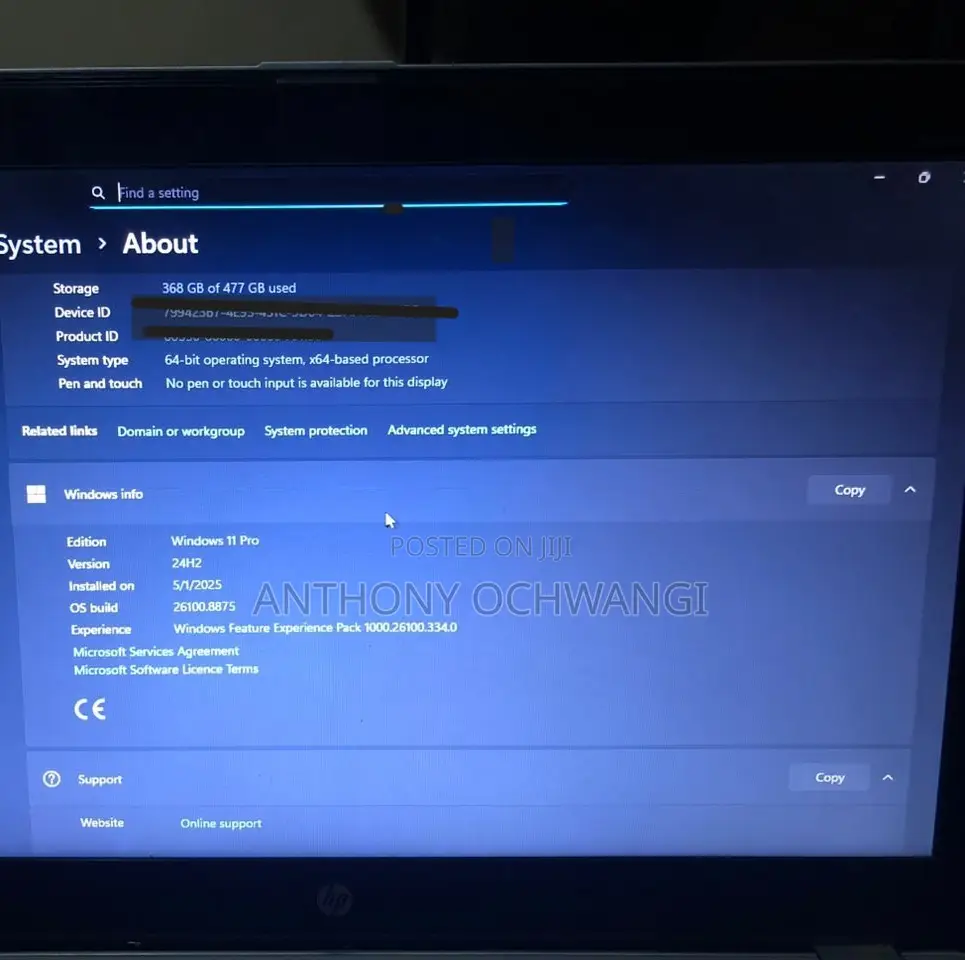 Laptop HP 8GB Intel Core i5 SSD 512GB