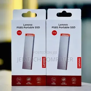 Lenovo Ps8s Portable External SSD 1tb 1050mb/S -USB-C, Usb3.2 Gen2