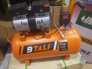 Btali 50L Portable Silent Air Compressor - Wheel Mounted 8 Bar
