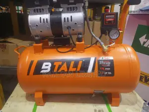 Btali 50L Clean Air Low Noise Compressor - Heavy Duty Steel Tank