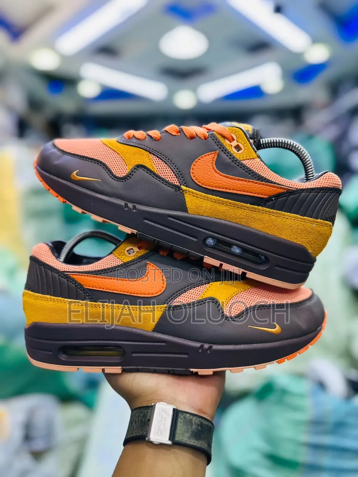 Nike AirMax 1 ”. King’s Day Cacao Orange “ Quality Leather