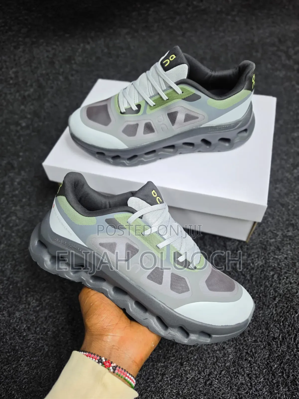 On Cloudtilt Remix in Olive and Ivory Features a Lightweight Mesh