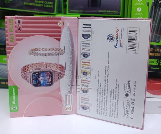 A61 Plus (36mm) Smart Watch Jewelry Gift Set - main view