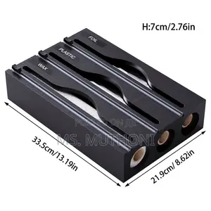 3-in-1 Aluminum Foil , Clingy Foil Parchment Paper Dispenser!