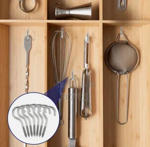 Stainless Steel Screw in Hooks- 70pcs