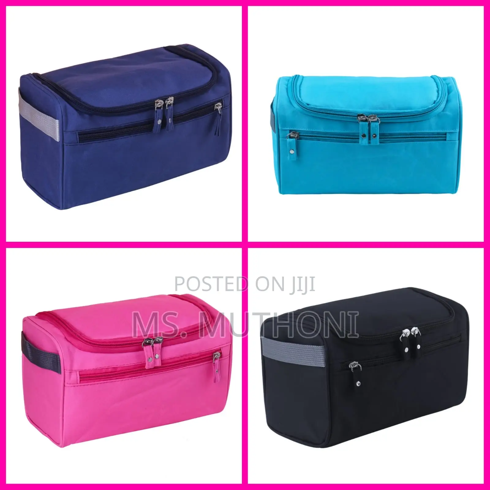 Compact Travel Cosmetic / Toiletries Bag