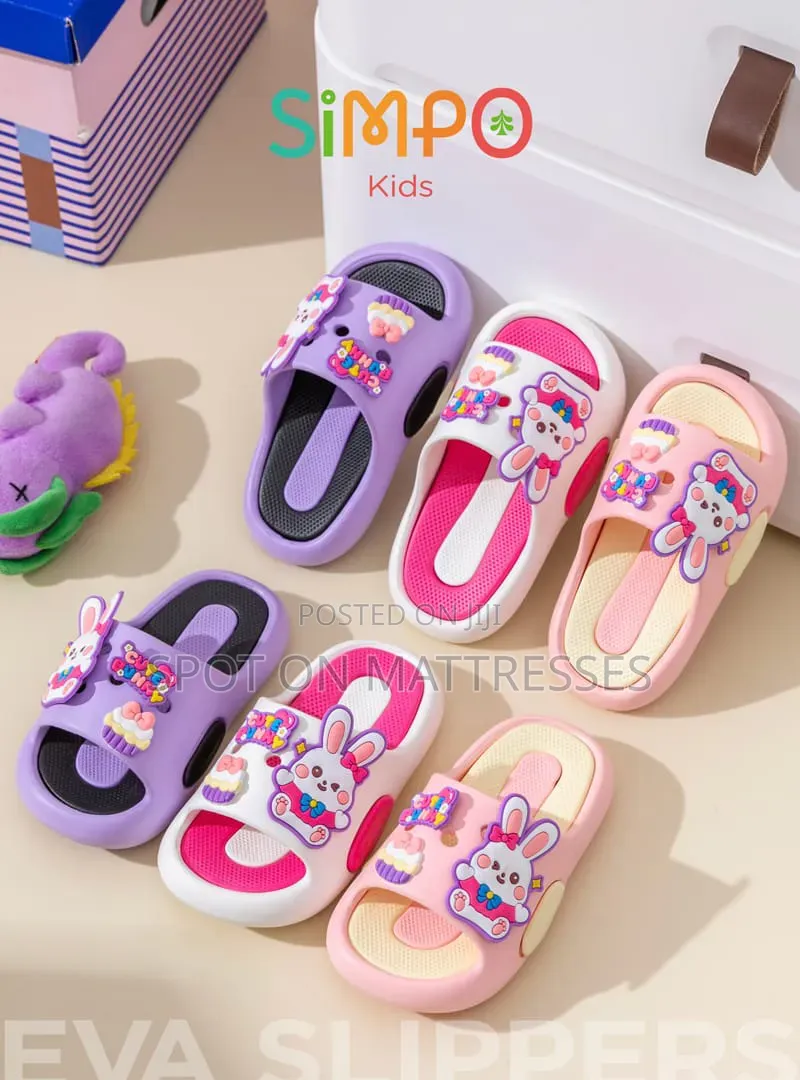 Kids' Bunny Slides for Girls. Size 24-35. Nationwide Delivery!