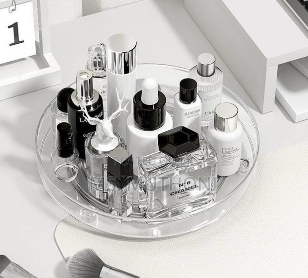 Elegant *Acrylic Lazy Susan/Rotating Multipurpose Organizer* - thumbnail 2