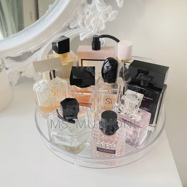 Elegant *Acrylic Lazy Susan/Rotating Multipurpose Organizer* - main view