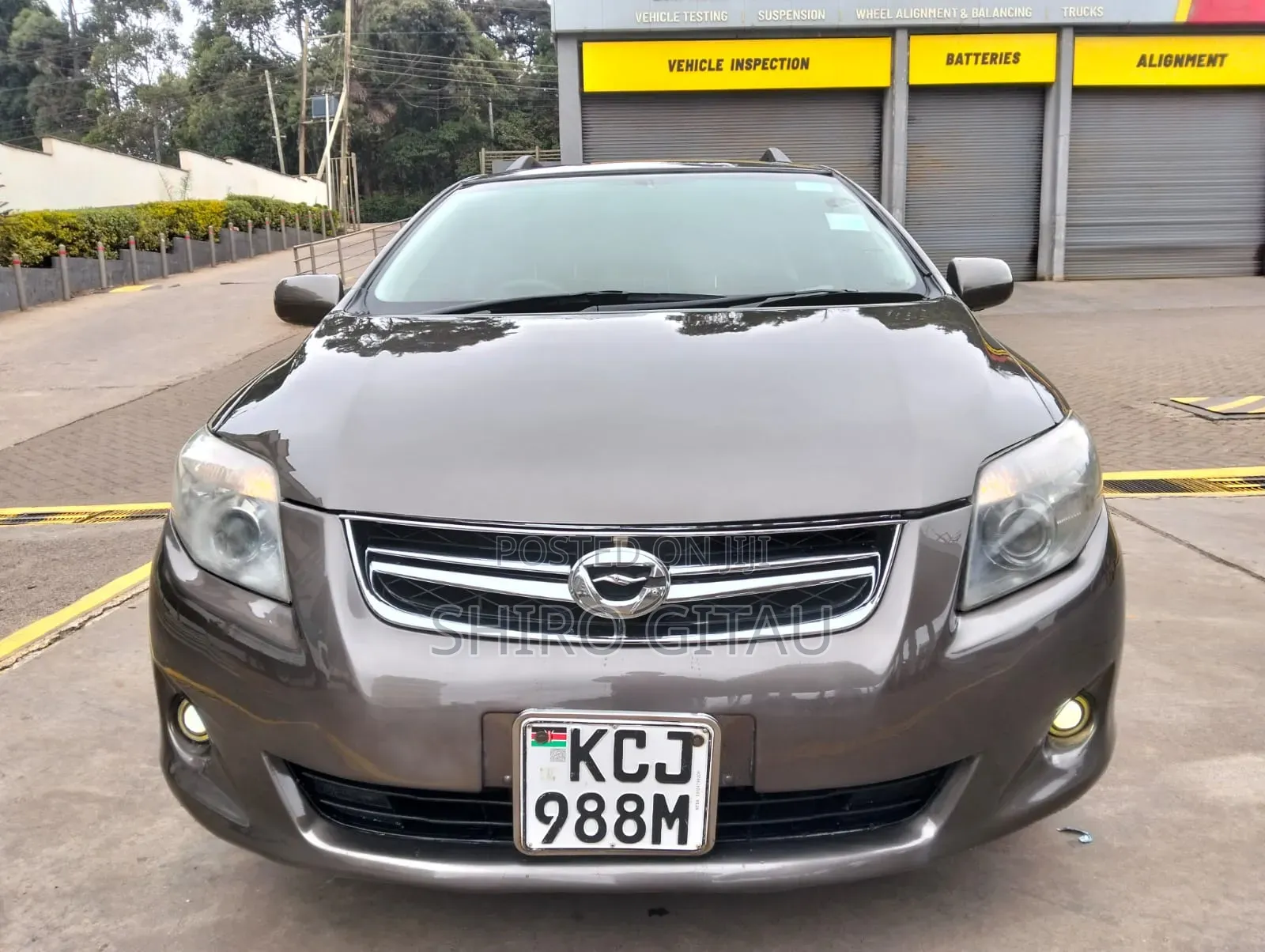 Toyota Corolla Fielder 2010 Gray
