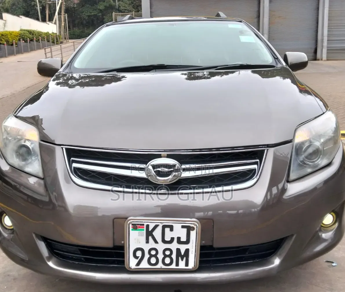 Toyota Corolla Fielder 2010 Gray