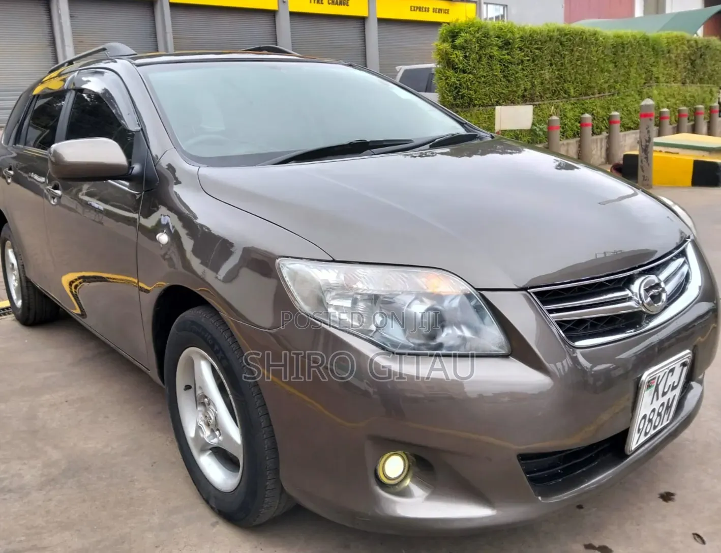 Toyota Corolla Fielder 2010 Gray